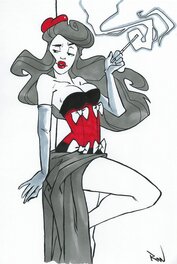 Renato Roldán - Pin Up - Original Illustration