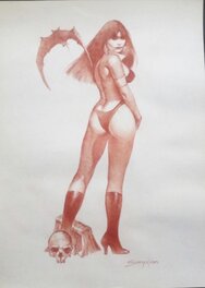 Manuel Sanjulián - Vampirella - Original Illustration