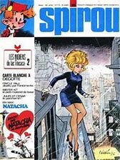 Couverture Spirou avec Natacha sur les toits Couverture Spirou avec Natacha sur les toits