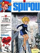 Couverture Spirou avec Natacha sur les toits