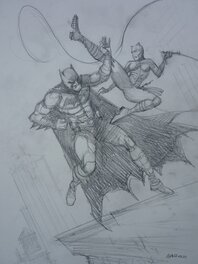 Enrico Marini - Batman VS Catwoman - Original art