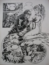 Planche originale de Justine et Juliette De sade