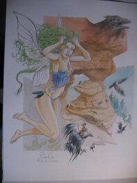 Christophe Carmona - Illustration Rochers Fantastiques des Vosges du Nord - Original Illustration