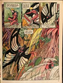 La planche publiée en couleur La planche publiée en couleur