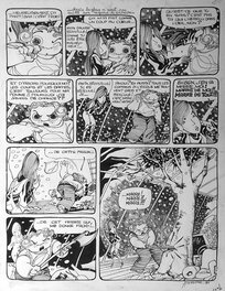 Bernard Hislaire - Bidouille et Violette #3 - La reine des glaces - Planche originale