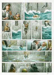 Olivier Boiscommun - Lueur de nuit. Planche 34 - Planche originale