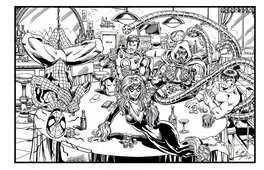 Bob Layton - Poker - Illustration originale