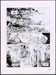 Vincent Mallié - Le Grand Mort. Tome 5. Planche 52 - Planche originale