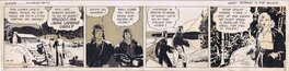 Noel Sickles - Scorchy Smith Daily 1935 - Planche originale