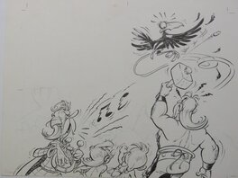 Studios Uderzo - Idéfix et la grande fringale - Original Illustration