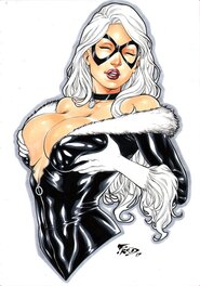 Fred Benes - Fred Benes - Black Cat 2017 - Illustration originale