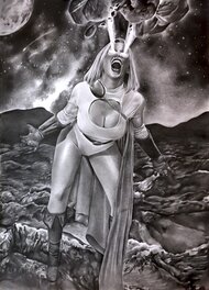 Rafa Schneider - Rafa Schneider - Power Girl 2016 - Original Illustration