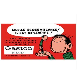 Dernier plat de couverture de l'album Gaston zéro.
