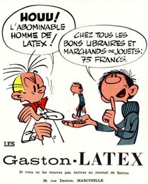 Personnage latex du beau Journal de Spirou.