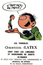 Personnage latex du beau Journal de Spirou.