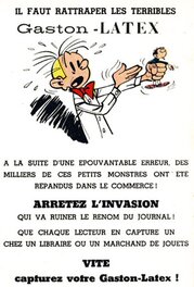 Personnage latex du beau Journal de Spirou.