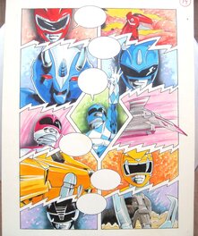 Joanna Lafuente - Planche originale 2 manga POWER RANGERS - Comic Strip