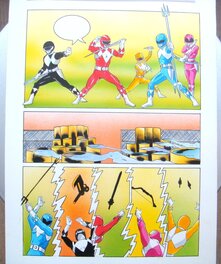 Planche originale 5 manga POWER RANGERS