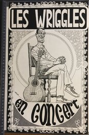 Relom - Les Wriggles en concert - Planche originale