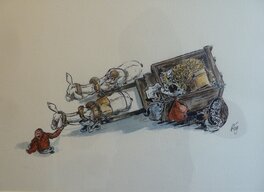 Christophe Fey - Middle ages - Original Illustration