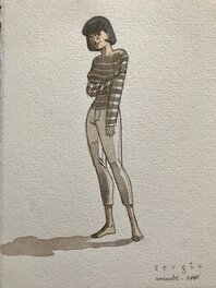 Sergio Meliá - Sergio Meliá - Illustration - Une Mansarde à Paris - Original Illustration