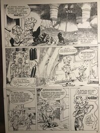 Yoann - Spirou et FANTASIO - Planche n°9 " Le Groom de Sniper Alley " - Planche originale