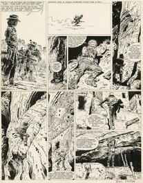 Planche originale - 1970 - Blueberry : Le spectre aux balles d'or (34) *