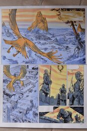 Tiburce Oger - Planche 1 les chevaliers d'émeraude tome 7 Kira - Planche originale