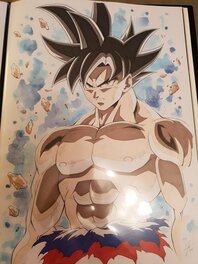 Jérôme Alquié - Goku ultra instinct - Original Illustration