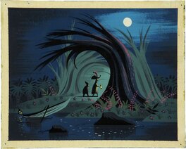 Mary Blair - Captain Hook painting for Peter Pan by Disney artist Mary Blair - Œuvre originale