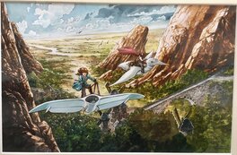 Gwendal Lemercier - Nausicaa/arzach - Original Illustration