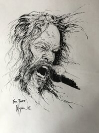 Dave Kendall - James Hetfield (Metallica) - Original Illustration