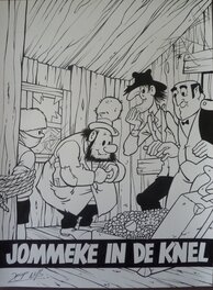 Jef Nys - Jommeke in de knel - Couverture originale