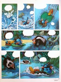 Toto l'ornithorynque - Planche originale