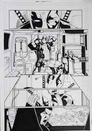 Pere Pérez - Deadpool Vs Punisher - Planche originale