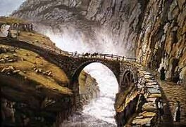 Le Pont du Diable dans une version très proche de celle de Pratt !! Le Pont du Diable dans une version très proche de celle de Pratt !!