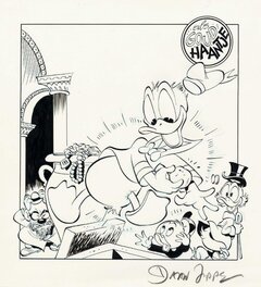 Daan Jippes - 2002 - Donald Duck (Cover - Dutch KV) - Original Cover