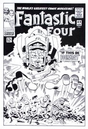 Jack Kirby - 1966 - Fantastic Four (Comic cover-recreation - NF - American KV) - Couverture originale