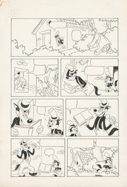 Dick Matena - 1987 - L'il Bad Wolf / De kleine boze wolf (Page - Dutch KV) - Planche originale