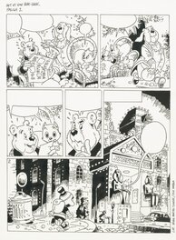 Dick Matena - 2000 - Tom Poes en Heer Bommel (Page - Dutch KV) - Planche originale