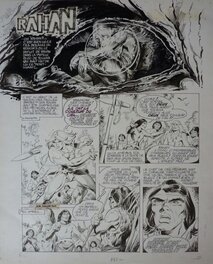 André Chéret - Rahan - L'oeil bleu - Planche originale