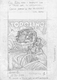 Marco Gervasio - Topolino - Macchia nera - Couverture originale