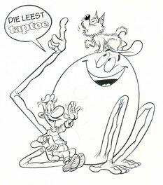 Gerard Leever - 1995? - Oktoknopie (Illustration - Dutch KV) - Original Illustration