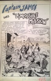 Pierre Brisson - Captain James - Comic Strip