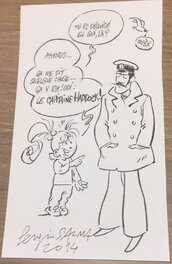 Illustration de Salma- Nathalie hommage à Hugo Pratt