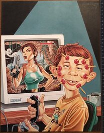 Chris Wahl - Mad magazine numéro 369, édition australienne, - Original Cover