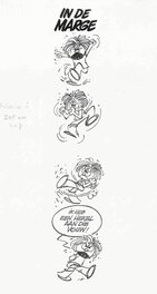 Carlos Roque - 1975 - In de marge (Illustration - Dupuis KV) - Original Illustration