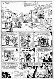 Planche originale - 1956 - Bobosse, "La forêt silencieuse"