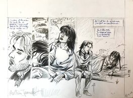 Martin Jamar - Les voleurs d'empire - crayonnés - Original art