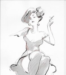 Yannick Corboz - Lady by Corboz - Original Illustration